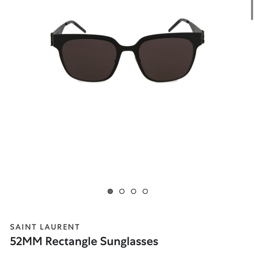 Saint Laurent 52mm rectangle sunglasses